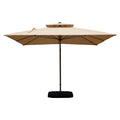 9 Ft Cantilever Patio Umbrella Tilt Aluminum Beige 360 Rotation