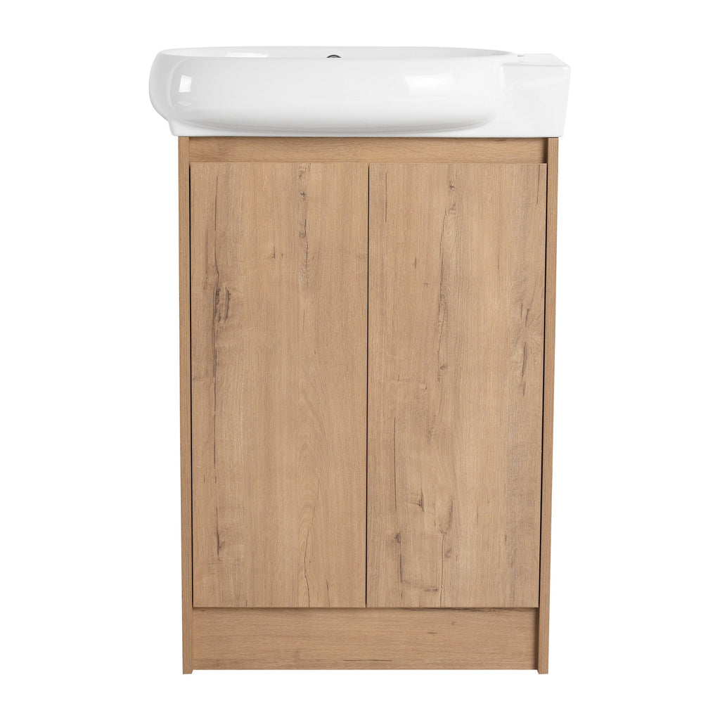 23' Freestanding Bathroom Vanity with Sink, Soft Close Doors