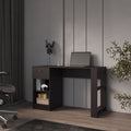 Sun City Computer Desk with a Drawer and Open Storage, Wengue