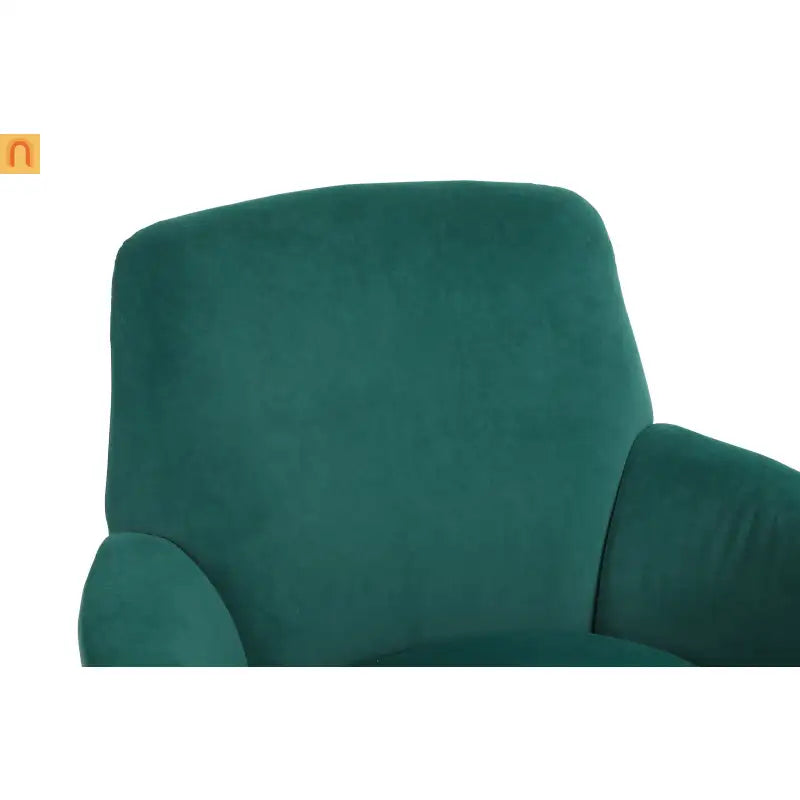 Accent Chair Barrel Swivel Velvet Emerald 360 Degree 300 lb 29in
