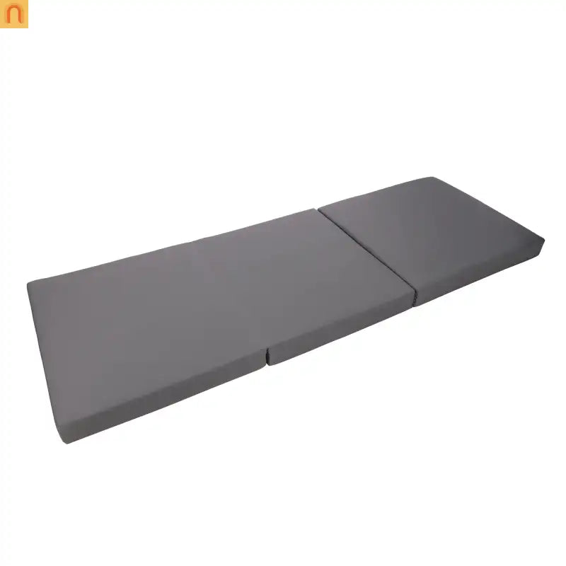 Chaise Lounge Acacia Wood White Dark Gray Cushion 6 Position 400 LB