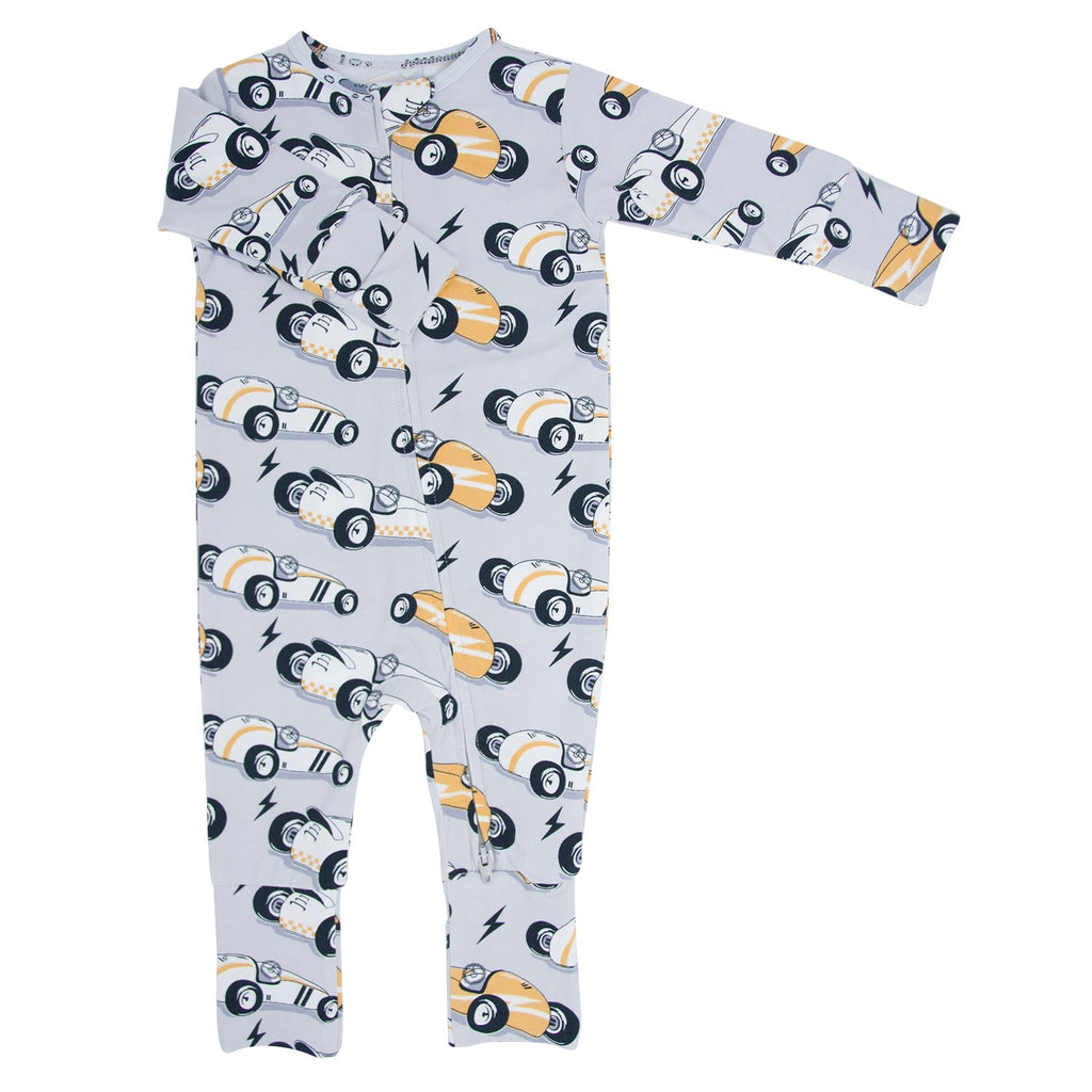 Vintage Racecars Convertible Romper