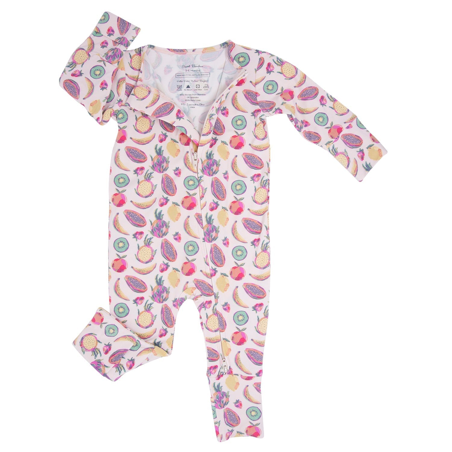 Tropical Fruit Convertible Romper