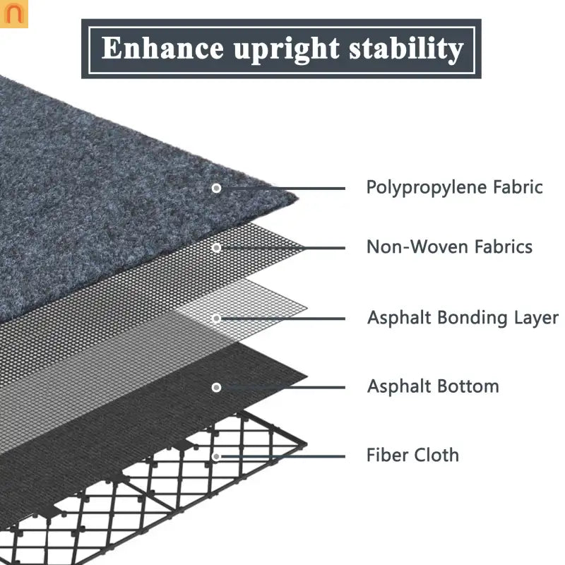 Outdoor Deck Tiles Carpet-Style Plastic Gray Interlocking 12x12in