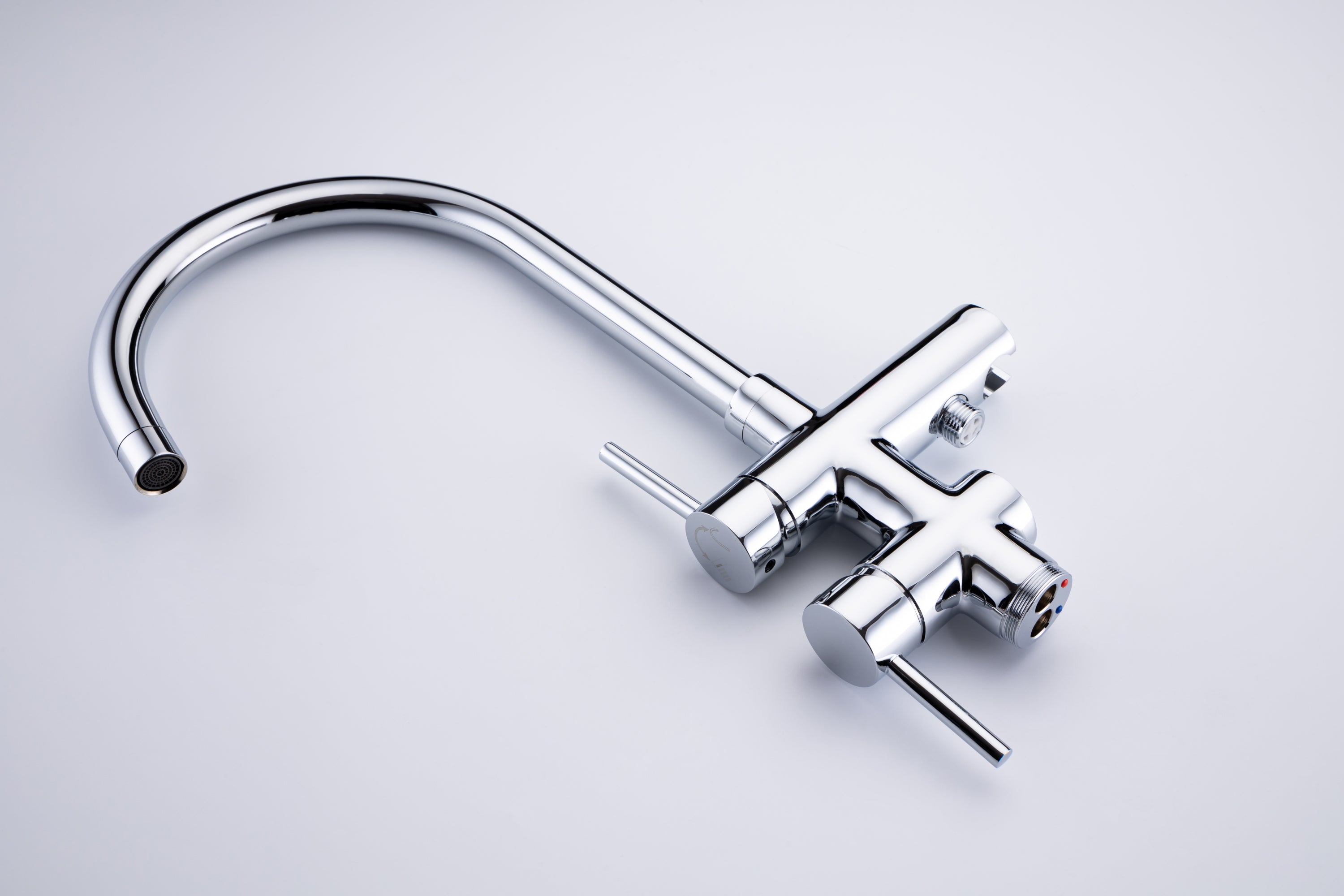 Single Handle Floor Mounted Tub Faucet Chrome