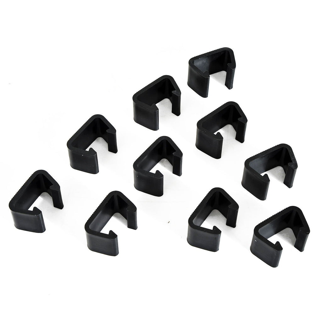 Outdoor Sectional Connector Clips Nylon Black Set of 10 No Tools