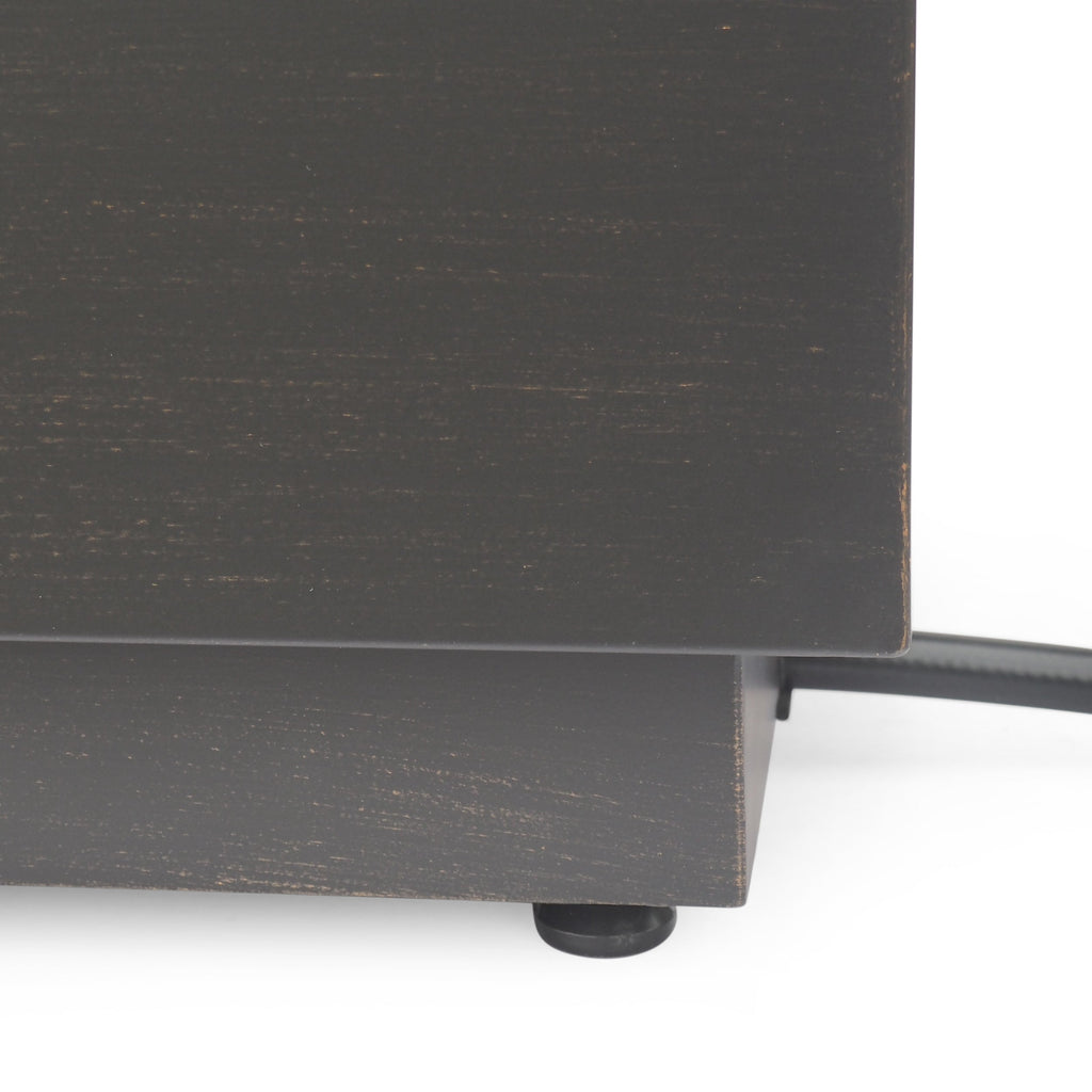 Stylish 40' Square Fire Pit in Brown and Gold Iron for Outdoor Warmth