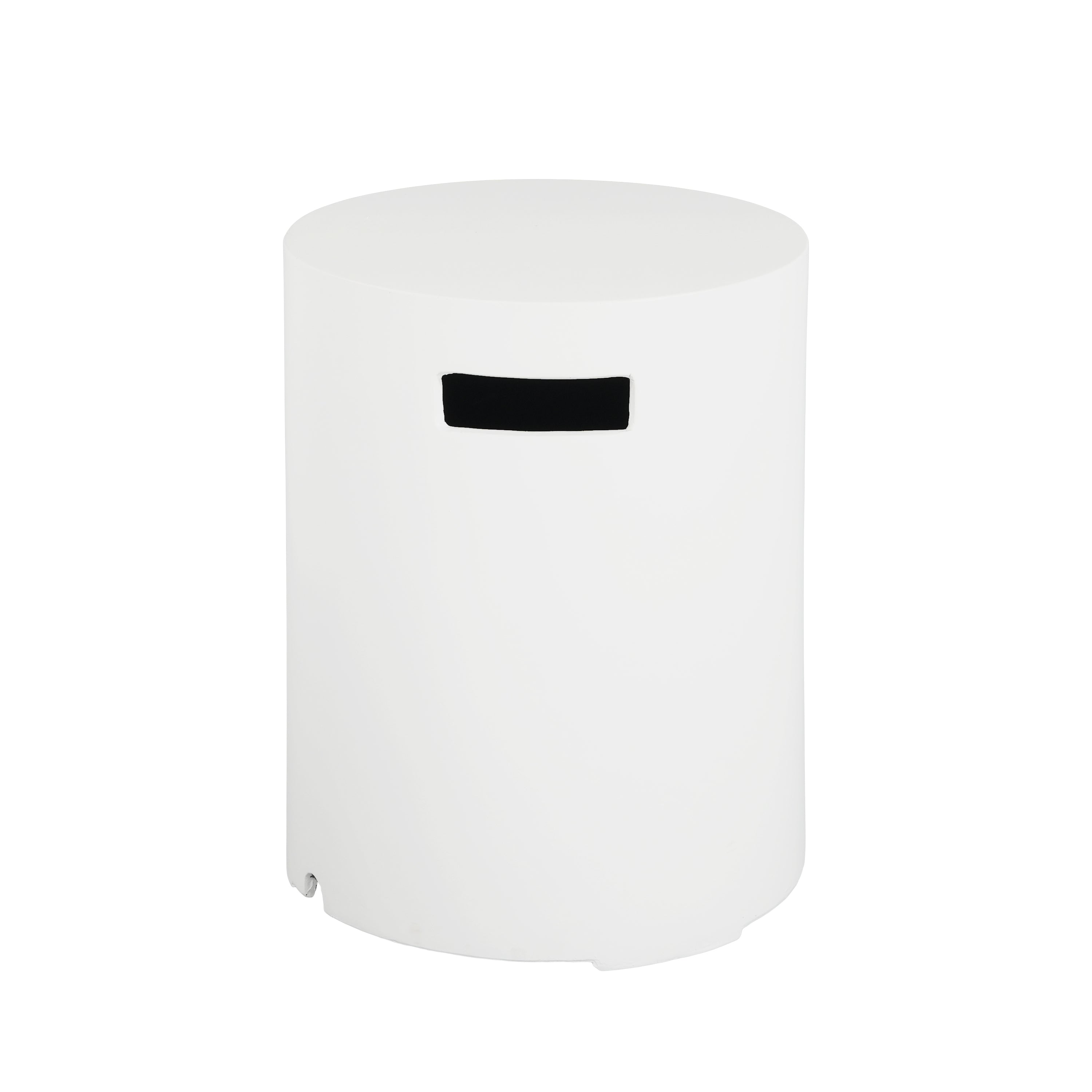 16x20 Inch MGO Propane Tank Holder Side Table, White