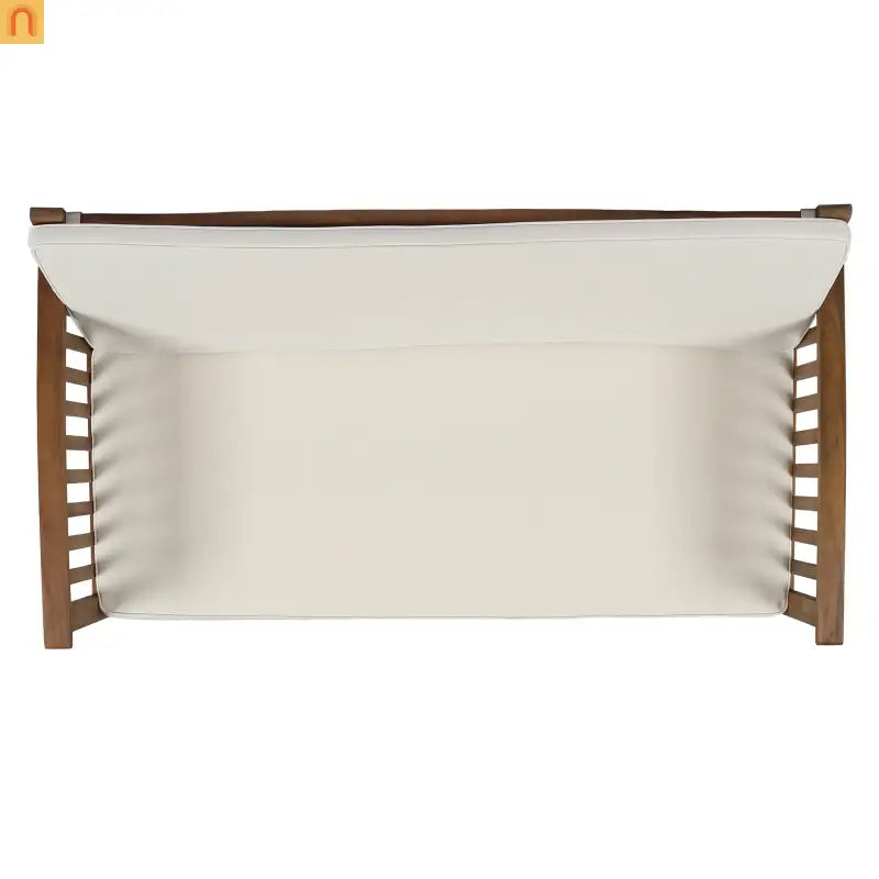 Outdoor Loveseat Acacia Wood 53" Waterproof Cushion