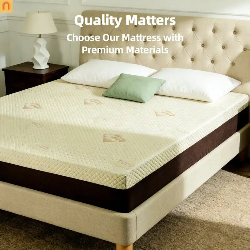 Mattress Memory Foam Copper Infused 7-Zone Cooling 12in Queen Japan
