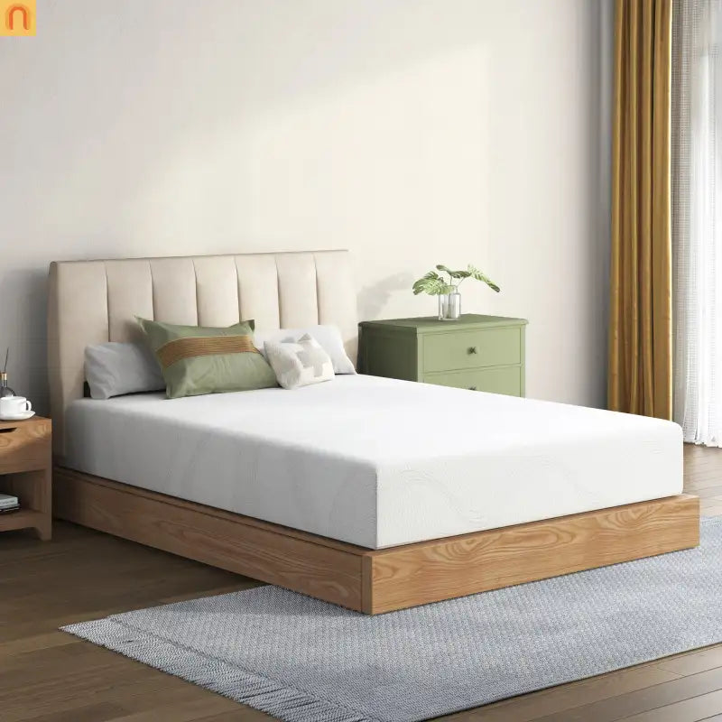 Mattress Memory Foam Gel Infused White Full 10in Washable Cover