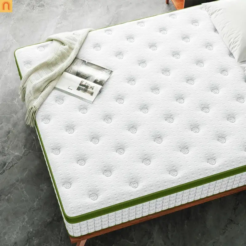 Mattress Hybrid Gel Memory Foam Pocket Springs Green 14in King