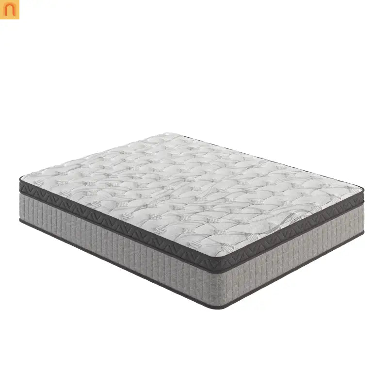 Mattress Hybrid Cooling Gel Memory Foam Gray King 10in USA