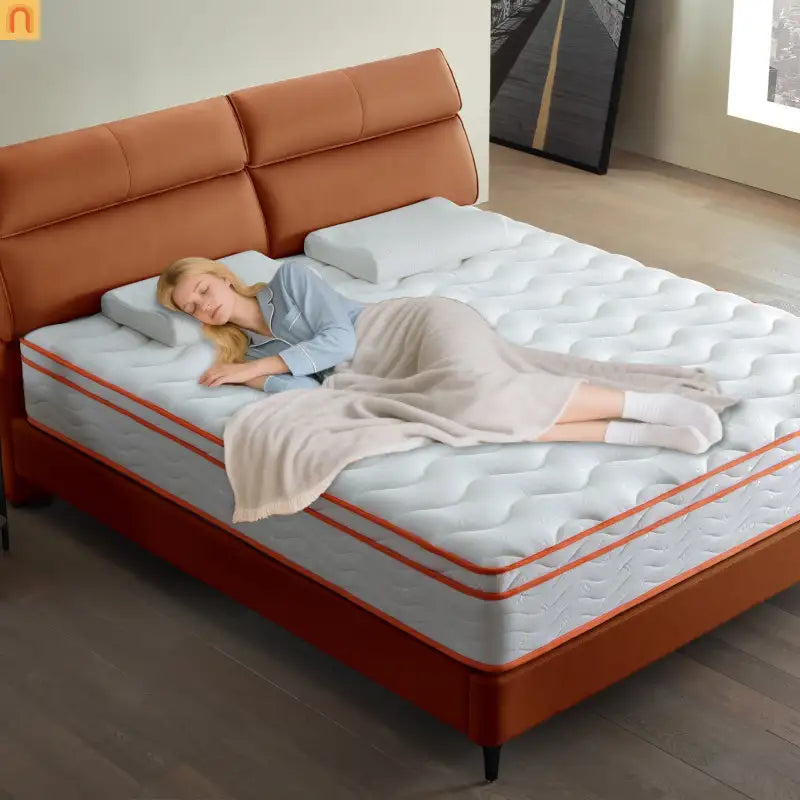 Mattress Hybrid Gel Memory Foam Pocket Spring 12in Queen Medium Firm