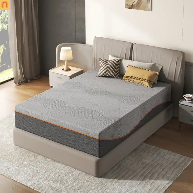 Mattress Memory Foam Green Tea Charcoal Black Full 14in Fiberglass Free