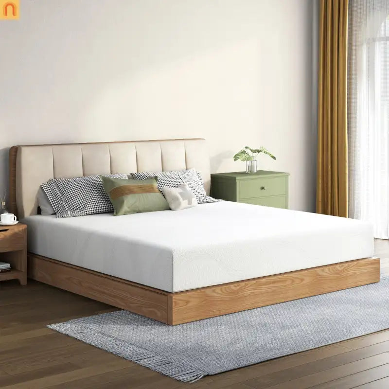 Mattress Memory Foam White King 12in Gel Cooling Layers