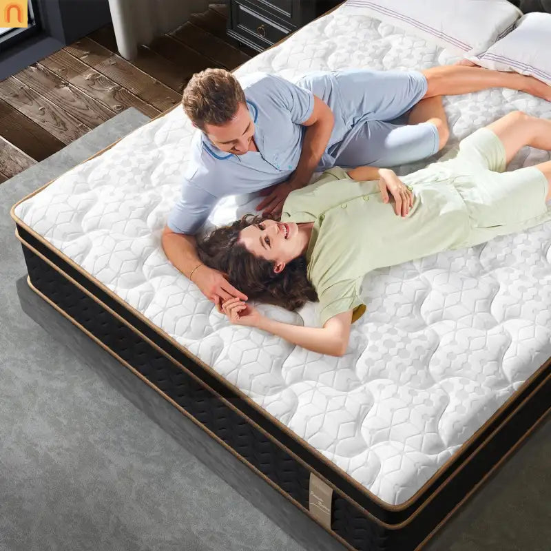 Mattress Hybrid Gel Memory Foam Pocket Springs Twin 10in Edge Support
