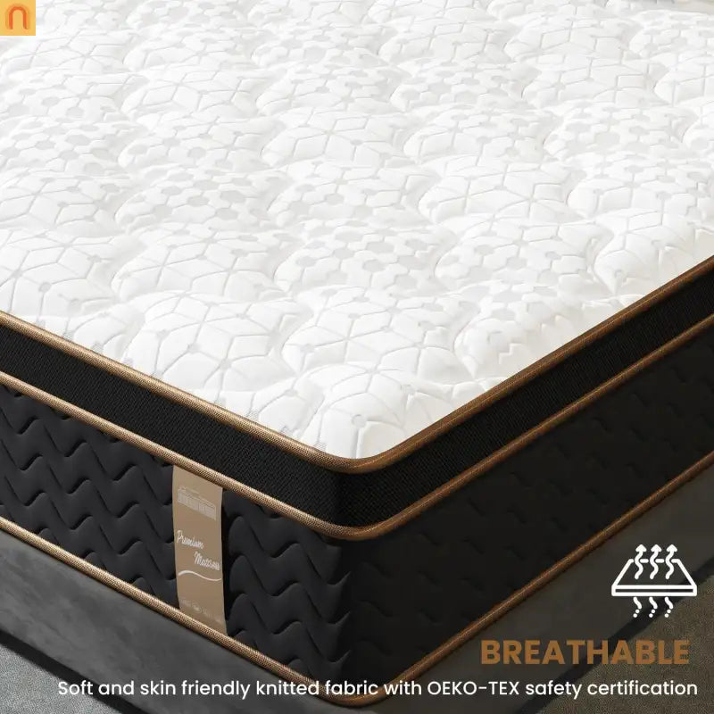 Mattress Hybrid Gel Memory Foam Pocket Springs Twin 10in Edge Support