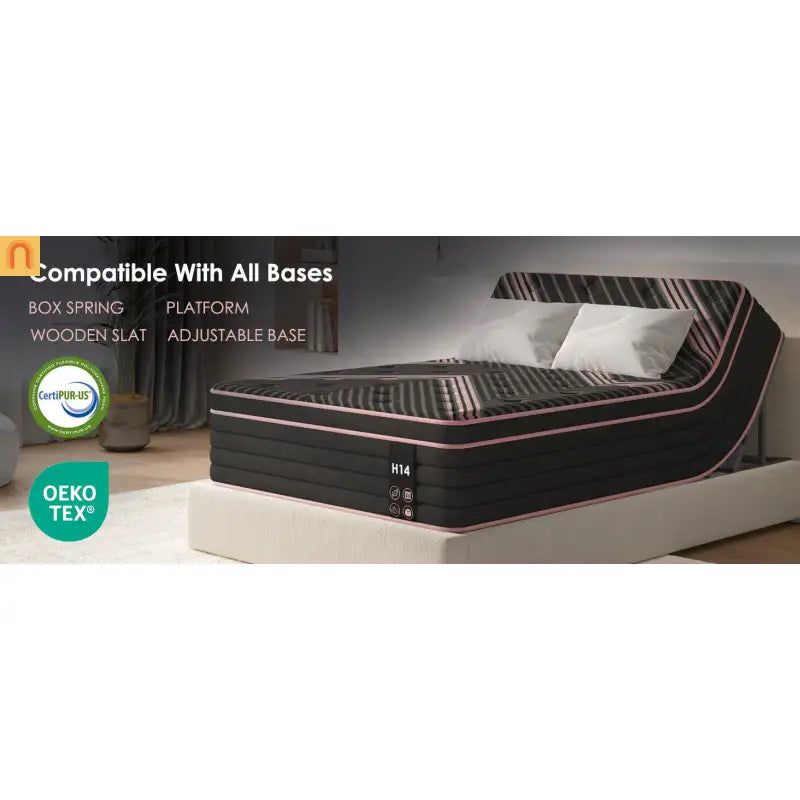 Mattress Hybrid Pocket Spring Memory Foam Medium Firm 10in King