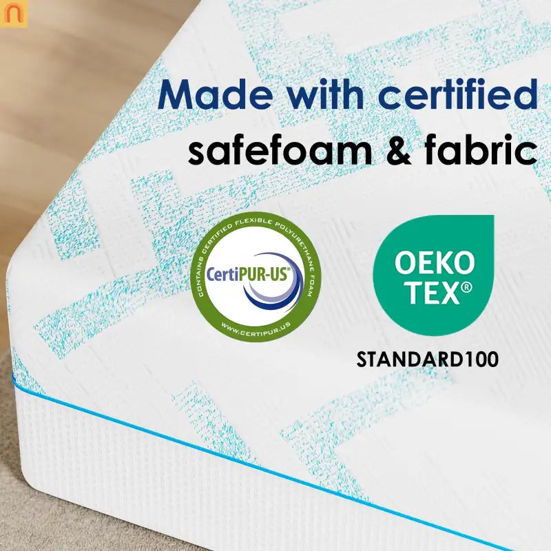 Mattress Gel Memory Foam Medium Firm 8in Short Queen RV