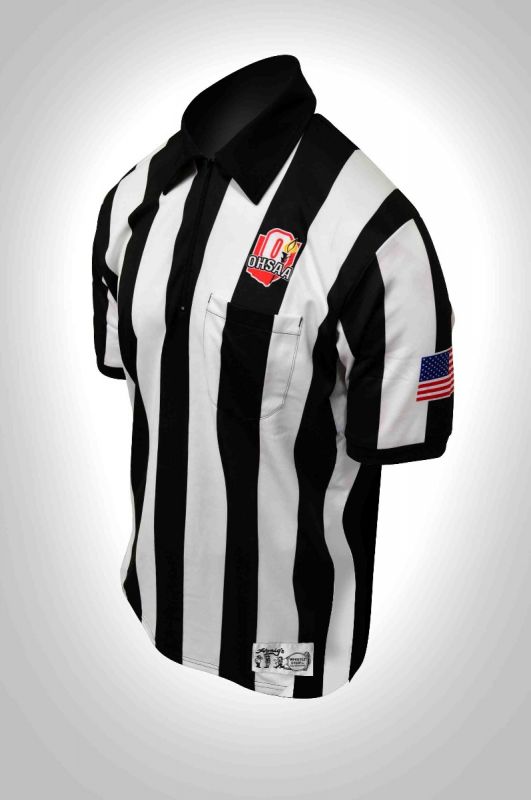 Ohio High School Athletic Assoc [OHSAA] Sublimated 2.25" Short Sleeve Ultra Tech Football Shirt