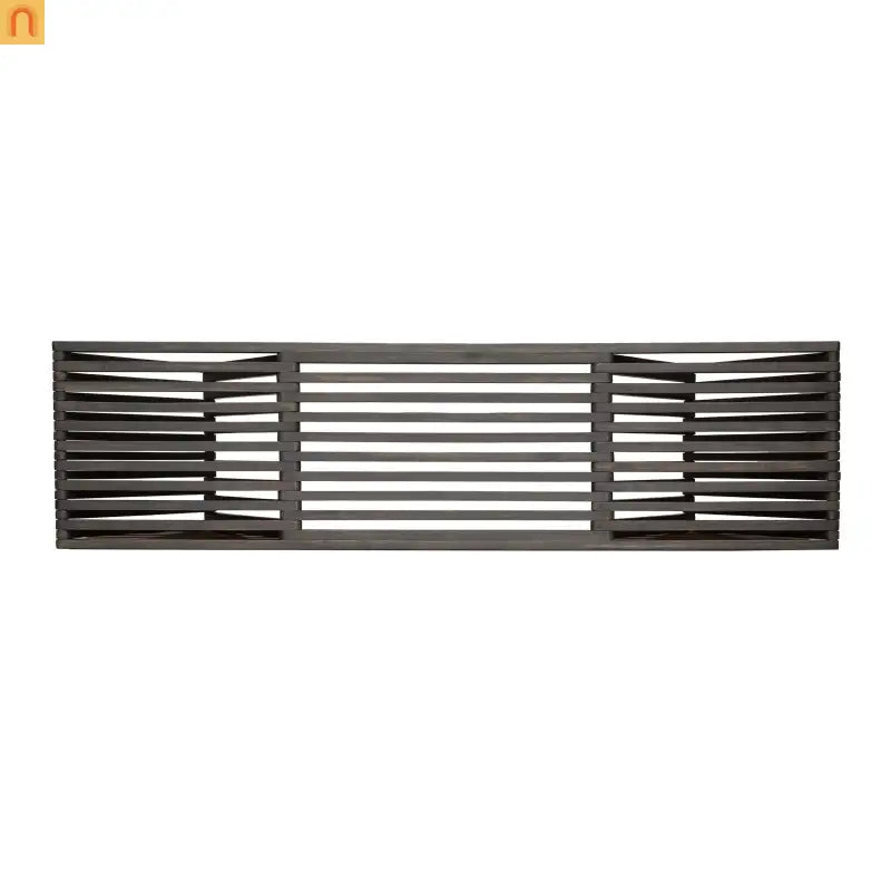Outdoor Bench Acacia Wood 63" Dark Gray Slat