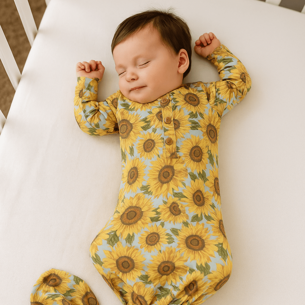 Sammy's Sunflower Knotted Gown