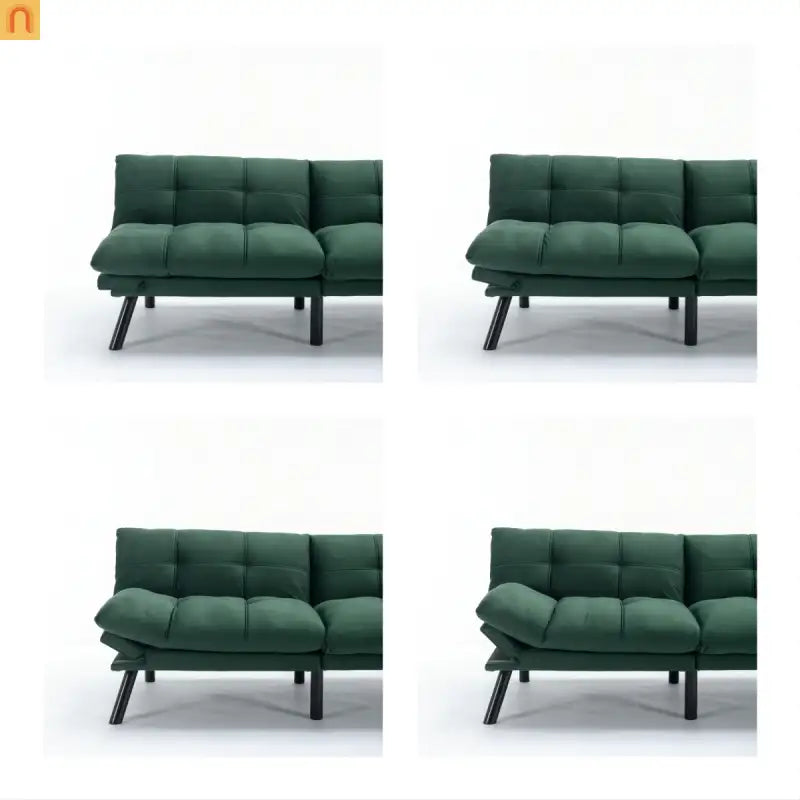 Sofa Bed Convertible Emerald Twin Adjustable Backrest 800 lb 70in